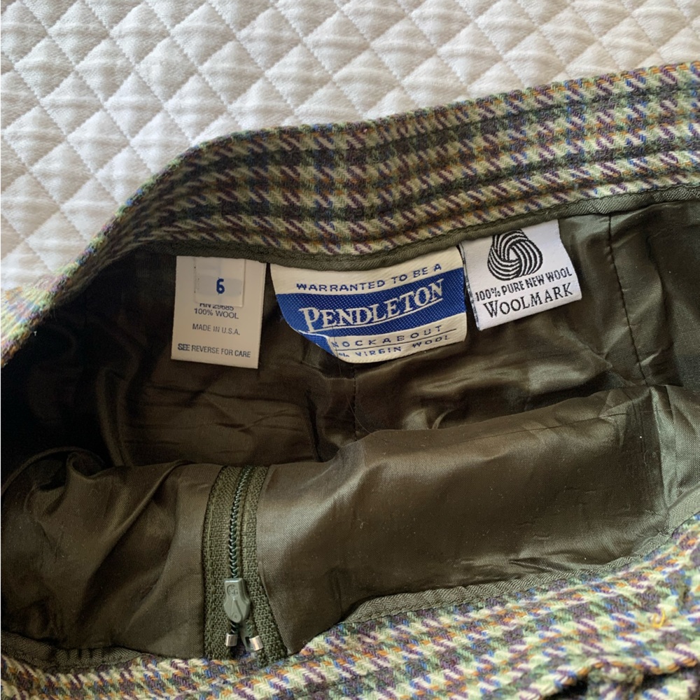 Pendleton Wool Herringbone Pants. Size 6 - image 3